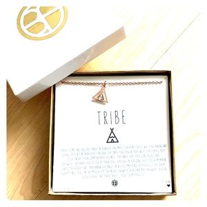Rose Gold Best Friend Tribe Necklace